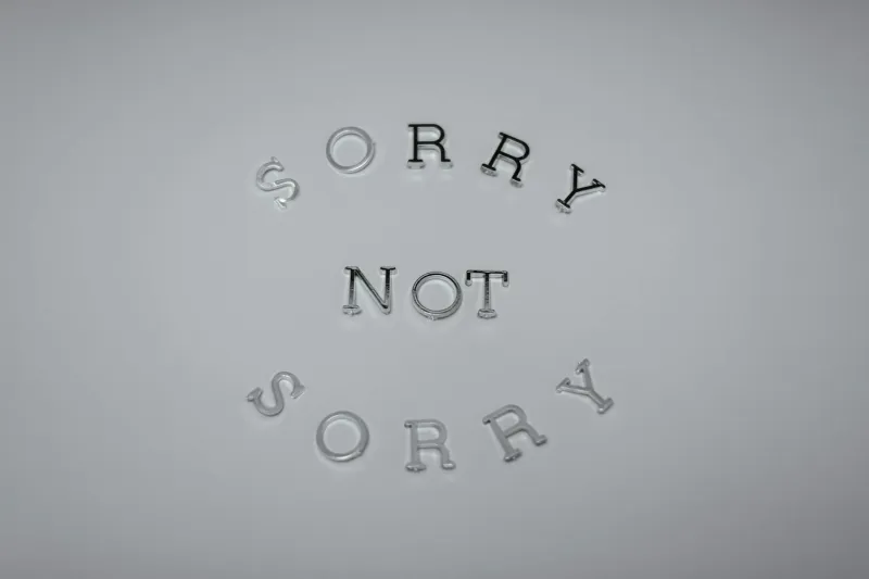 Sorry for Breathing: The American Art of Apologizing for Existing